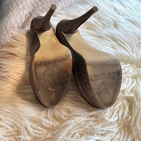 Steve Madden size 8 1/2 multi-colored 5 inch heels, 1 inch platforms - Picture 4 of 6